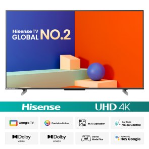  Hisense 55 inch Bezelless Dolby Vision 4K UHD Smart LED Voice Control Google DTS TV 55A6F3
