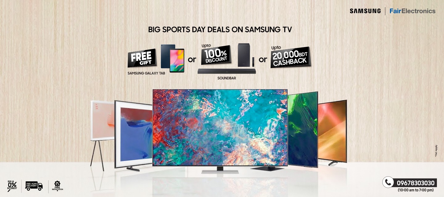 Big sports day deals on samsung tv