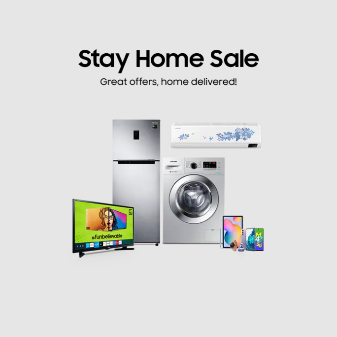 Samsung stay home sale offer
