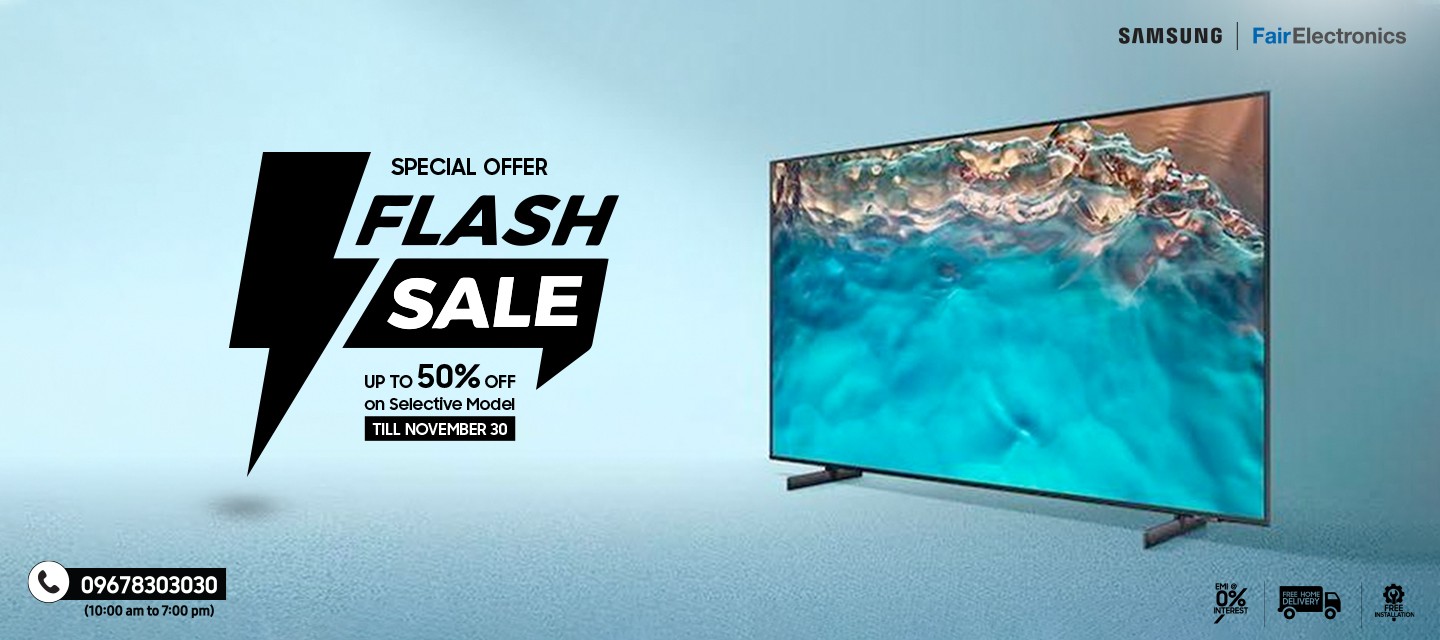 Samsung television flash sale 2022